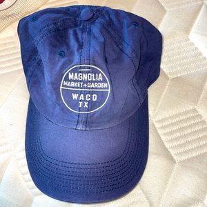 Magnolia navy baseball cap with Velcro back